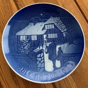 1973 Bing & Grondahl Jule After Plate Country Christmas